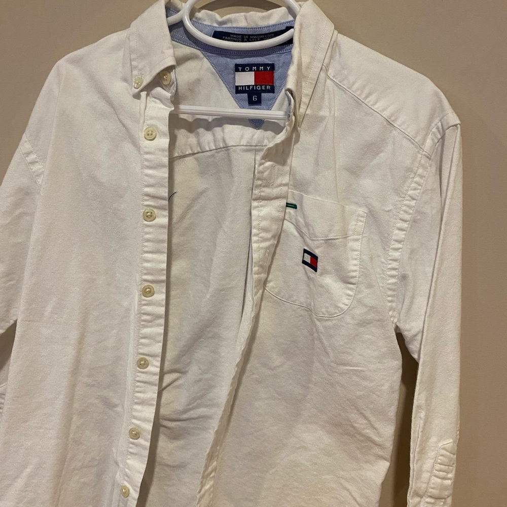 White button down - boys